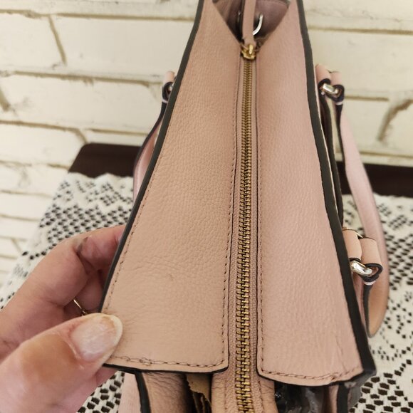 Kate Spade NY Cedar Street Medium Pink Leather Shoulder Bag Purse - Picture 9 of 11